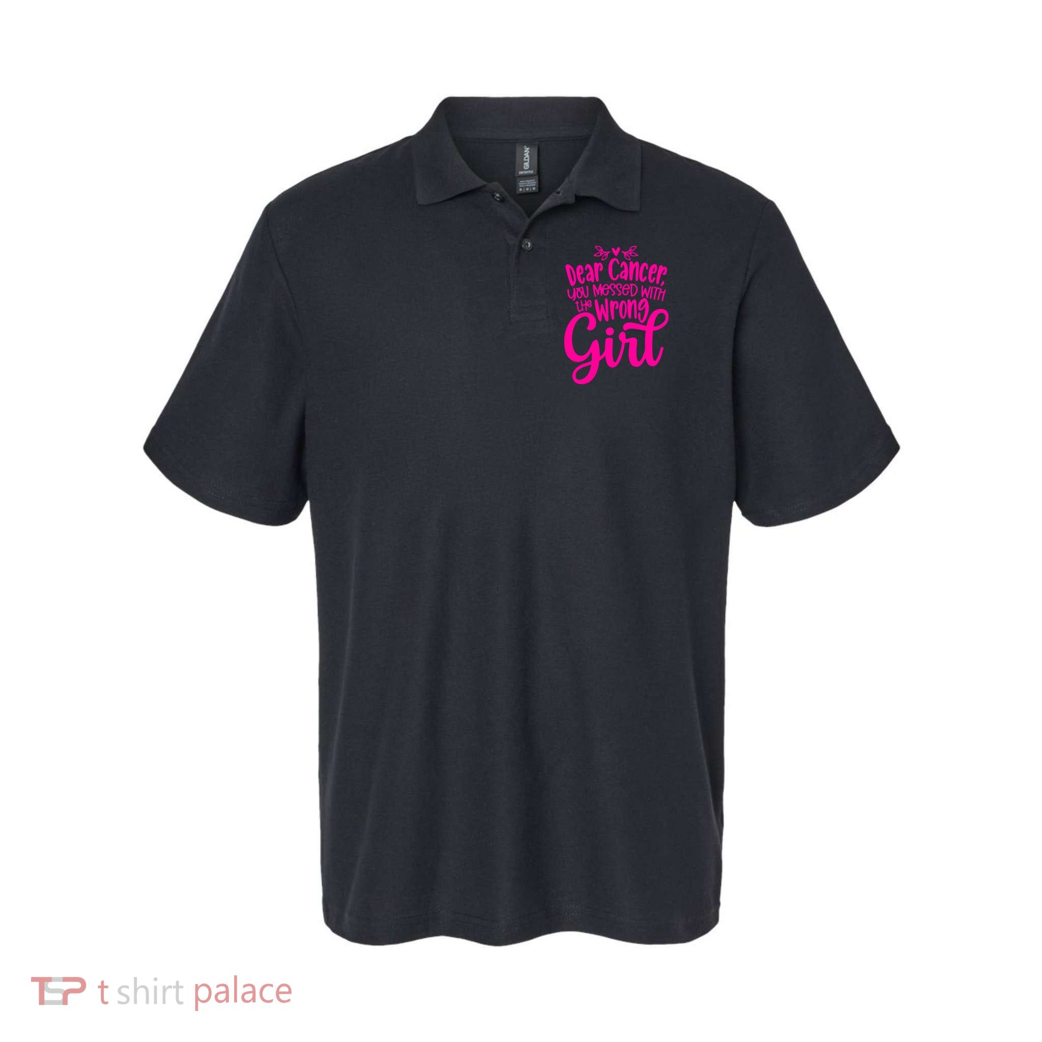 Breast Cancer Awareness Gift For Girl Women Polo