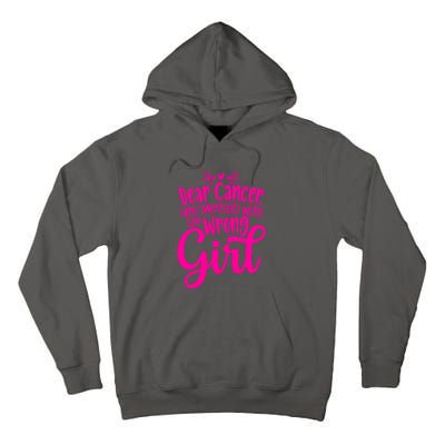 Breast Cancer Awareness Gift For Girl Women Tall Hoodie