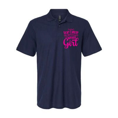 Breast Cancer Awareness Gift For Girl Women Softstyle Adult Sport Polo