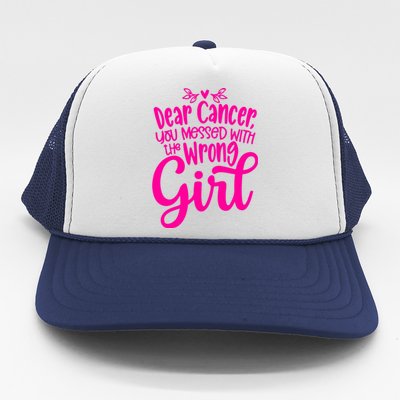 Breast Cancer Awareness Gift For Girl Women Trucker Hat