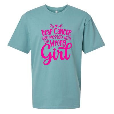 Breast Cancer Awareness Gift For Girl Women Sueded Cloud Jersey T-Shirt