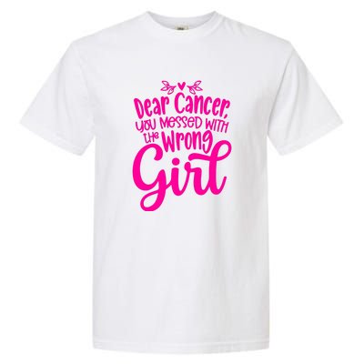 Breast Cancer Awareness Gift For Girl Women Garment-Dyed Heavyweight T-Shirt