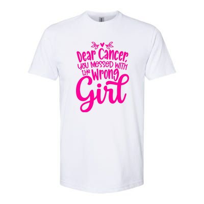 Breast Cancer Awareness Gift For Girl Women Softstyle CVC T-Shirt