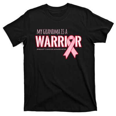 Breast Cancer Awareness: My Grandma Is A Warrior T-Shirt