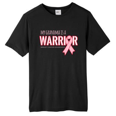 Breast Cancer Awareness: My Grandma Is A Warrior Tall Fusion ChromaSoft Performance T-Shirt