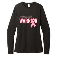 Breast Cancer Awareness: My Grandma Is A Warrior Womens CVC Long Sleeve Shirt