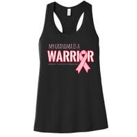 Breast Cancer Awareness: My Grandma Is A Warrior Women's Racerback Tank