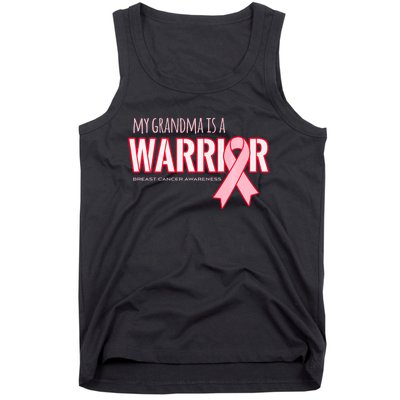 Breast Cancer Awareness: My Grandma Is A Warrior Tank Top