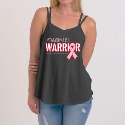 Breast Cancer Awareness: My Grandma Is A Warrior Women's Strappy Tank