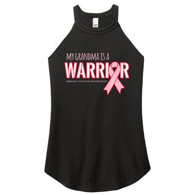 Breast Cancer Awareness: My Grandma Is A Warrior Women's Perfect Tri Rocker Tank