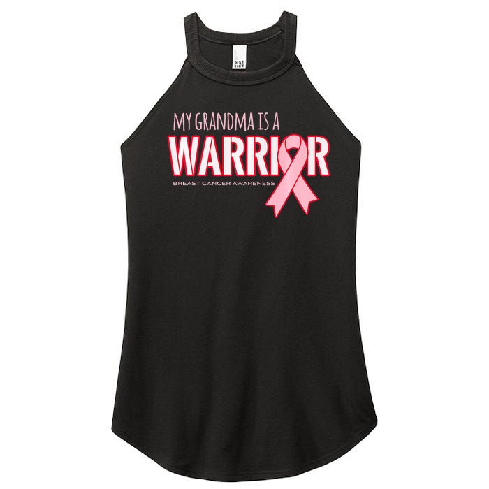 Breast Cancer Awareness: My Grandma Is A Warrior Women's Perfect Tri Rocker Tank