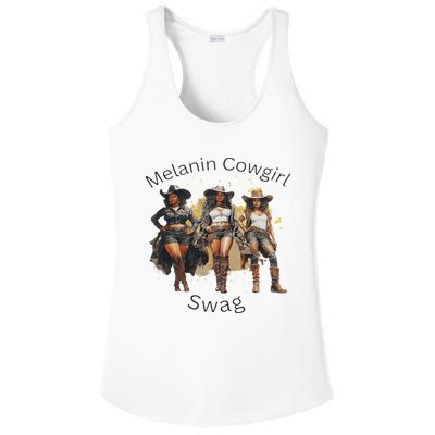 Black Cowgirls African American Texas Gift Women Ladies PosiCharge Competitor Racerback Tank