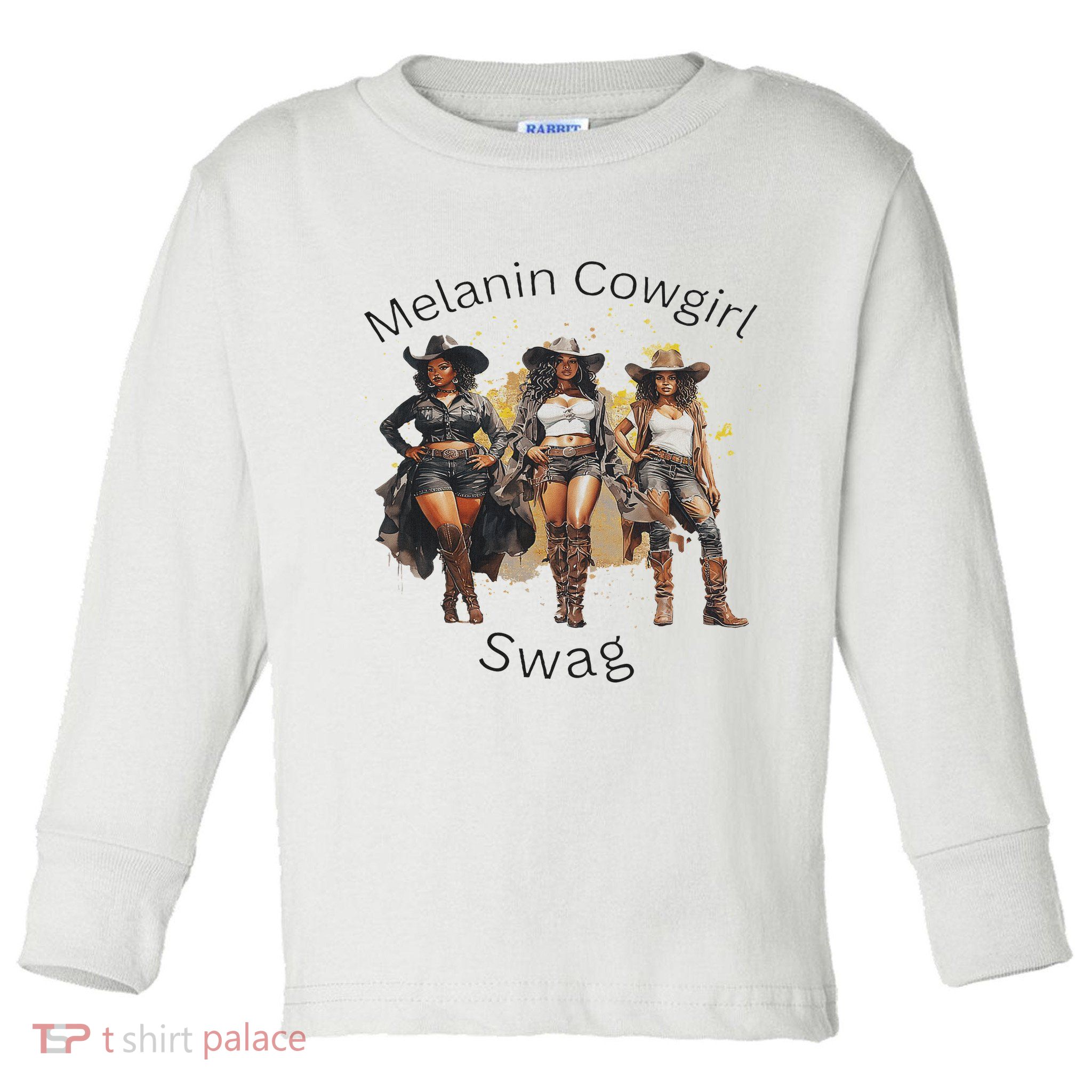 Black Cowgirls African American Texas Gift Women Toddler Long Sleeve Shirt