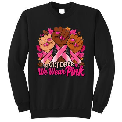 Breast Cancer Awareness 2024 In October We Wear Pin.K Sweatshirt