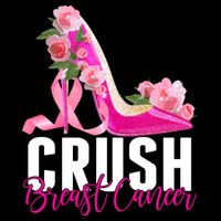 Breast Cancer Awareness Crush Breast Cancer Flat Bill Trucker Hat