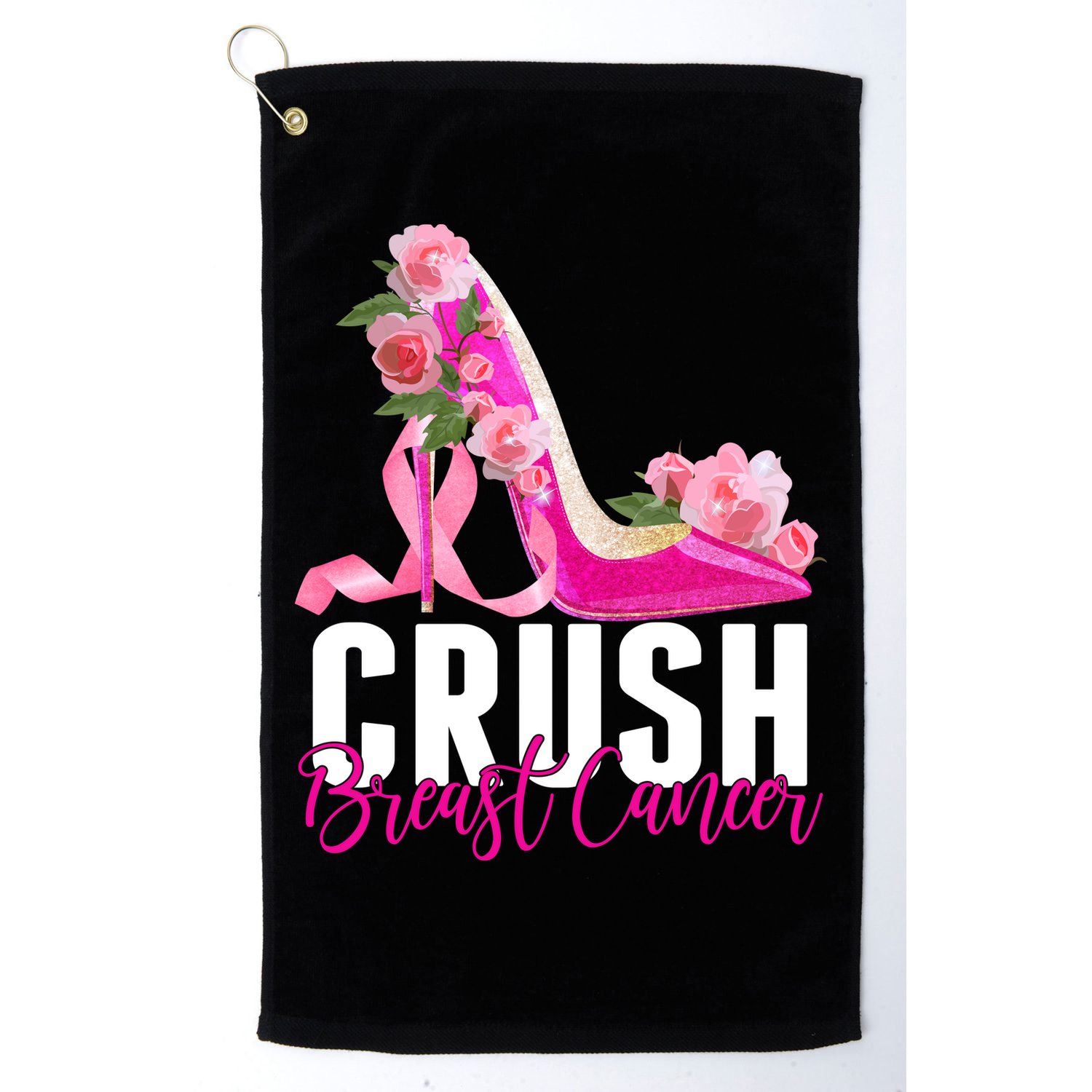 Breast Cancer Awareness Crush Breast Cancer Golf Towel