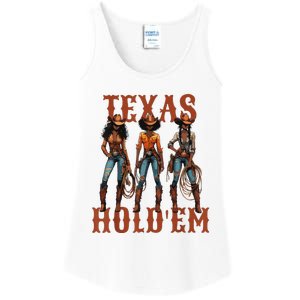 Black Cowgirls African American Texas HoldEm Ladies Essential Tank