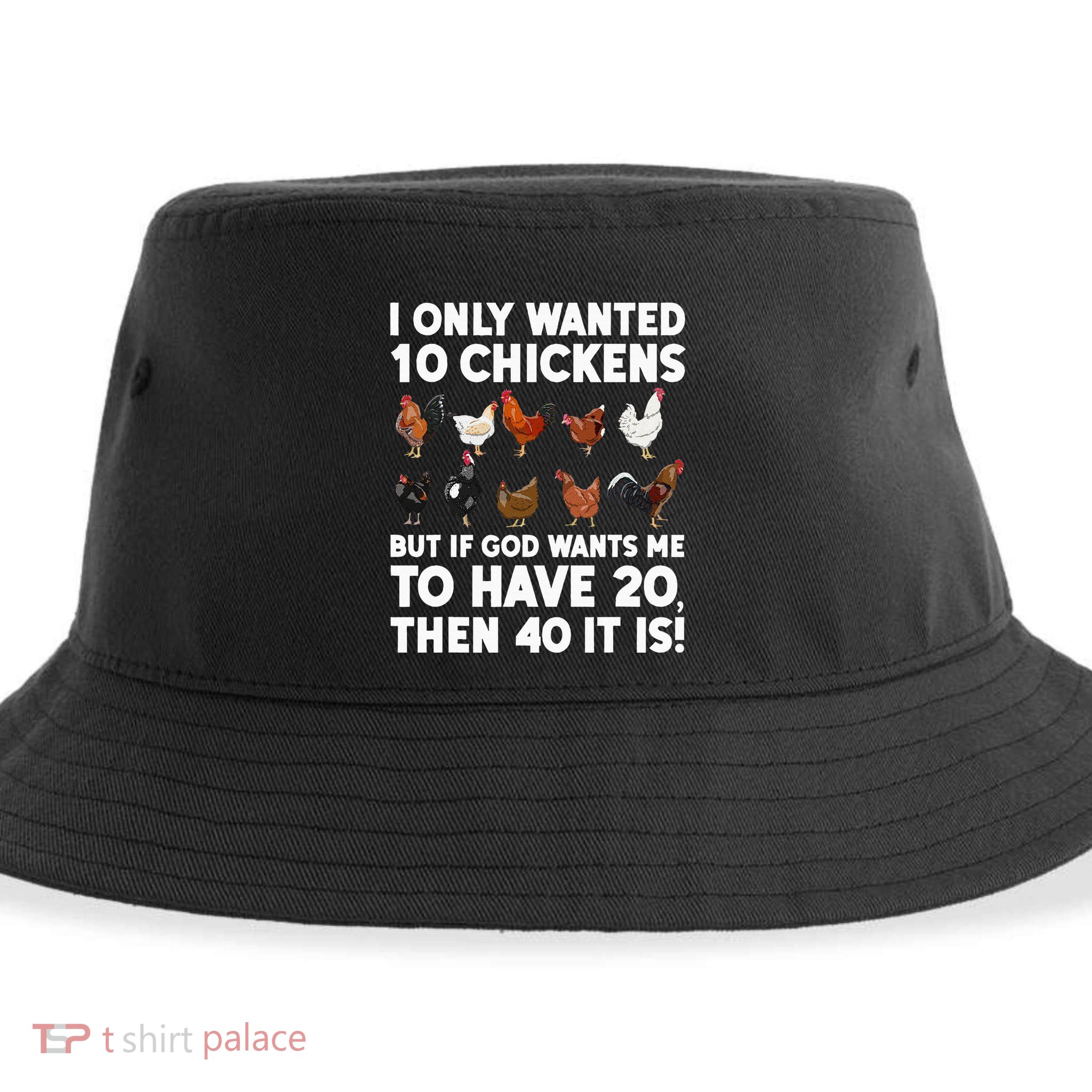 Best Chicken Art Poultry Themed Chicken Farmer Sustainable Bucket Hat
