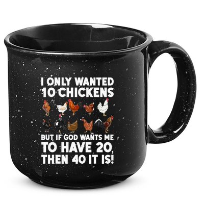 Best Chicken Art Poultry Themed Chicken Farmer 15oz Campfire Ceramic Mug