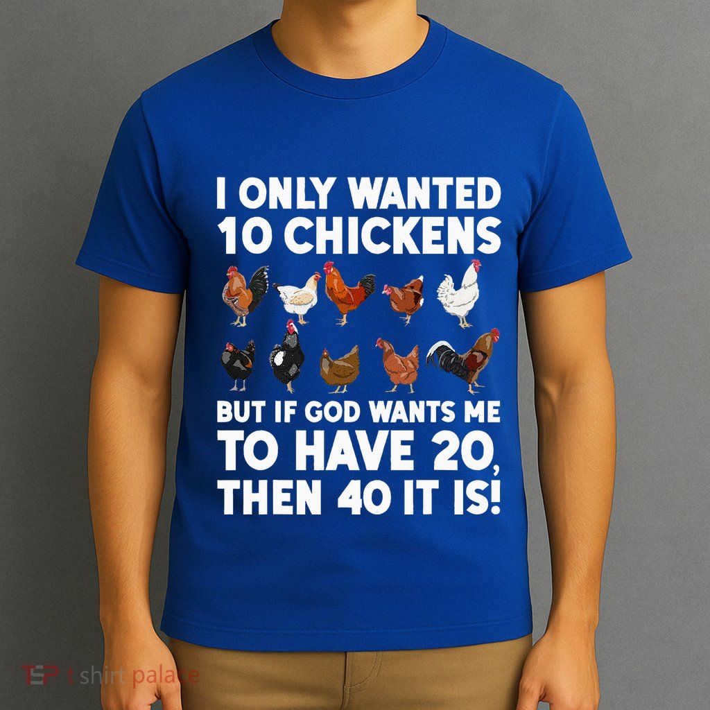 Best Chicken Art Poultry Themed Chicken Farmer T-Shirt