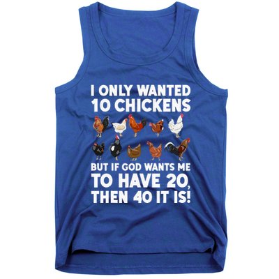 Best Chicken Art Poultry Themed Chicken Farmer Tank Top