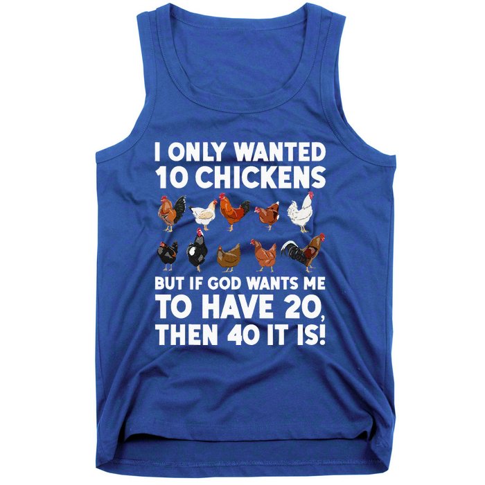 Best Chicken Art Poultry Themed Chicken Farmer Tank Top