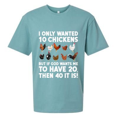 Best Chicken Art Poultry Themed Chicken Farmer Sueded Cloud Jersey T-Shirt