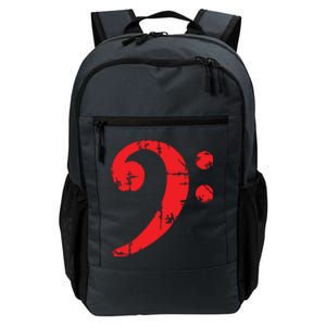 Bass Clef Antique Red Bass Players Daily Commute Backpack