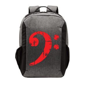 Bass Clef Antique Red Bass Players Vector Backpack