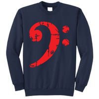 Bass Clef Antique Red Bass Players Sweatshirt