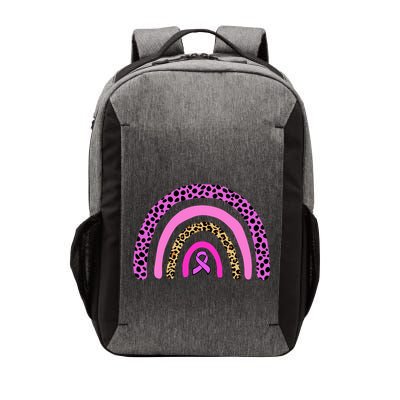 Breast Cancer Awareness Rainbow Leopard Design Vector Backpack