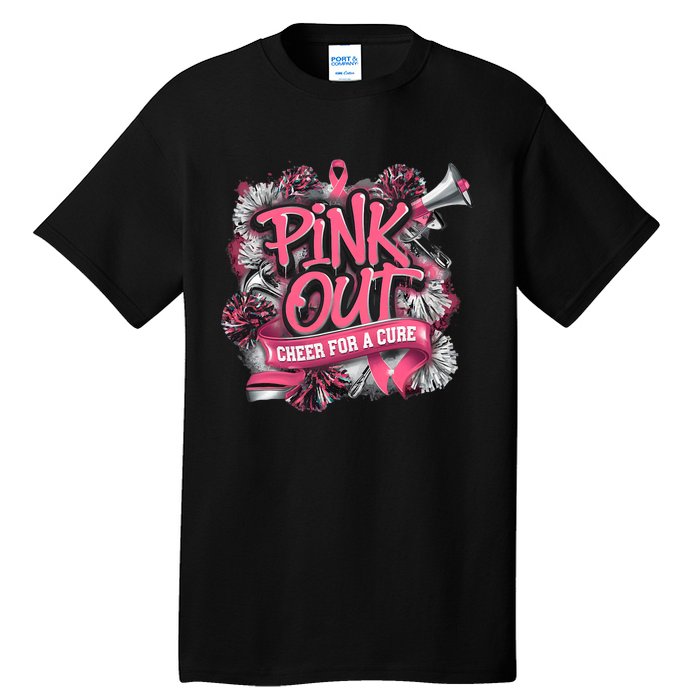 Breast Cancer Awareness Cheer In October Tall T-Shirt