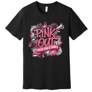 Breast Cancer Awareness Cheer In October Premium T-Shirt