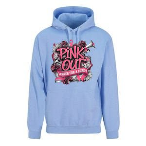 Breast Cancer Awareness Cheer In October Unisex Surf Hoodie