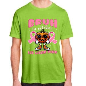 Breast Cancer Awareness For Halloween Pumpkin Adult ChromaSoft Performance T-Shirt