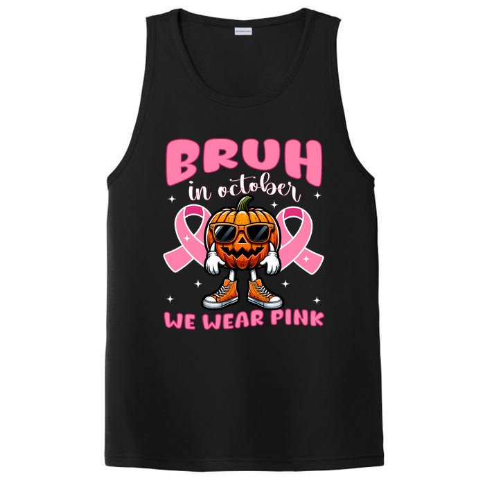 Breast Cancer Awareness For Halloween Pumpkin PosiCharge Competitor Tank