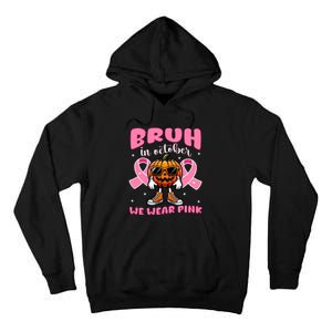 Breast Cancer Awareness For Halloween Pumpkin Tall Hoodie