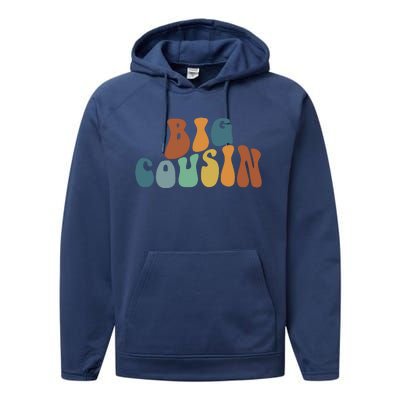 Big Cousin Announcement Performance Fleece Hoodie