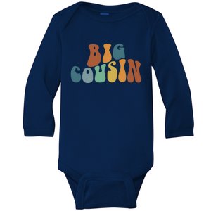 Big Cousin Announcement Baby Long Sleeve Bodysuit