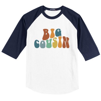 Big Cousin Announcement Baseball Sleeve Shirt