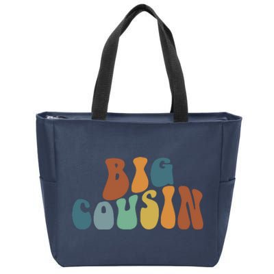 Big Cousin Announcement Zip Tote Bag