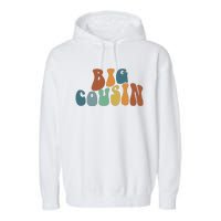 Big Cousin Announcement Garment-Dyed Fleece Hoodie