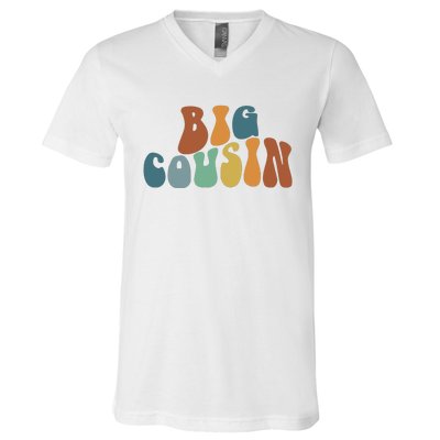 Big Cousin Announcement V-Neck T-Shirt