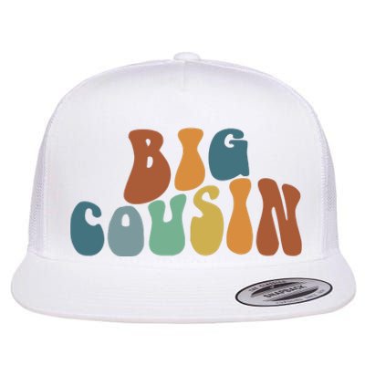 Big Cousin Announcement Flat Bill Trucker Hat