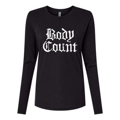 BODY COUNT Womens Cotton Relaxed Long Sleeve T-Shirt