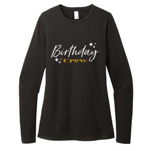 Birthday Crew Womens CVC Long Sleeve Shirt