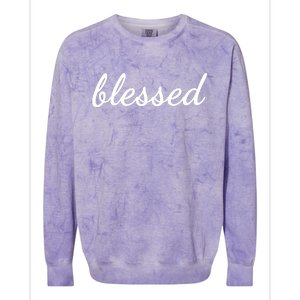 Blessed Christian Colorblast Crewneck Sweatshirt