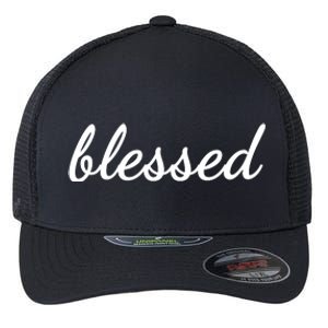 Blessed Christian Flexfit Unipanel Trucker Cap