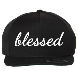 Blessed Christian Wool Snapback Cap