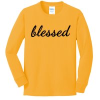 Blessed Christian Kids Long Sleeve Shirt